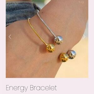 Elegant Gold and Silver Energy Bracelet -Stainless Steel